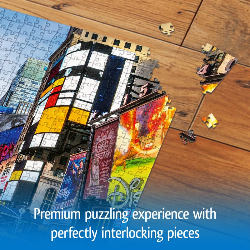 Wonder Forge Times Square New York 1000 Piece Jigsaw Puzzle for Adults | Unique  Perfectly-Fitting Pieces | Fun  Vibrant Imagery |   Exclusive - Image 5